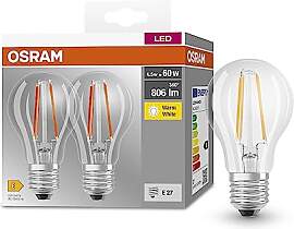 Osram BASE CLASSIC A FIL 60 LED-Lampe mit Sockel