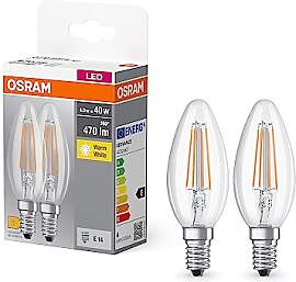 Osram BASE CLASSIC B FIL 40 LED-Lampe mit Sockel