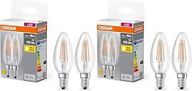 Osram BASE CLASSIC B FIL 40 LED-Lampe mit Sockel