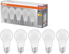 Osram LED-Lampe Base Classic A60 Kolbenform 8W