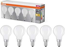 Osram LED-Lampe Filament Base P40 Miniball 4,2W