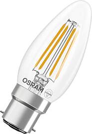 Osram LED-Lampe Filament Star B40 Minikerze 3,4W