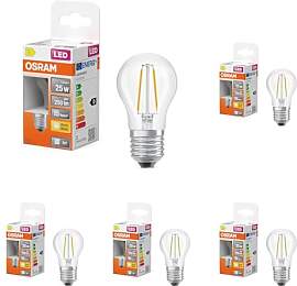 Osram LED-Lampe Star Globe P25 Filament, 2700 K