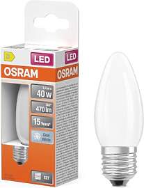 Osram LED-Lampe Star Kerzenform B40 Filament, 4000 