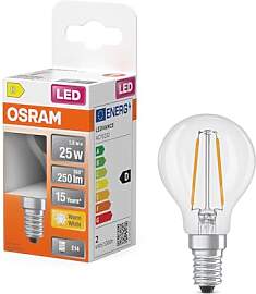Osram LED Retrofit CLASSIC P in P-Form, LED-Lampe, 