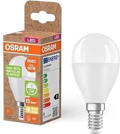 Osram LED STAR CLASSIC P 60 FR LED-Lampe, E14,