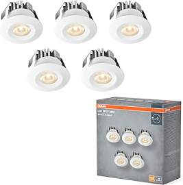 Osram Mini Spot LED Einbaustrahler 6W Weiß IP44,