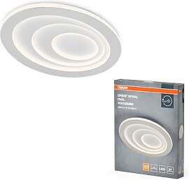 Osram ORBIS SPIRAL OVAL LED Deckenleuchte, weiß,