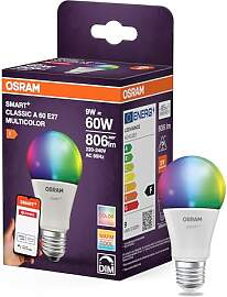 Osram SMART LED Lampe A60 Kolbenform E27, 9W