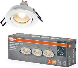 Osram Spot Set LED Einbaustrahler DIM 6W 827 Weiß 