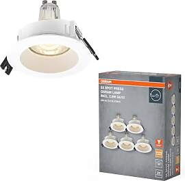 Osram Spot Set LED Einbaustrahler GU10 2,6W Weiß