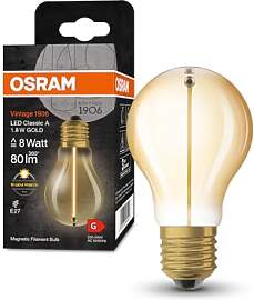 Osram Vintage 1906 Classic A FIL LED-Lampe, E27,