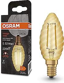 Osram Vintage 1906 Classic BW FIL LED-Lampe, E14,