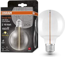 Osram Vintage 1906 Classic Globe95 FIL LED-Lampe,
