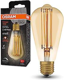 OSRAM Vintage 1906 LED-Lampe mit Gold-Tönung,