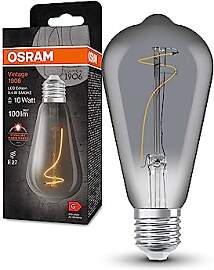 Osram Vintage 1906 LED-Lampe mit Smoke-Tönung,
