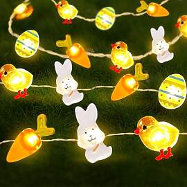 Osterdeko,6M LED Lichterkette,Lichterkette