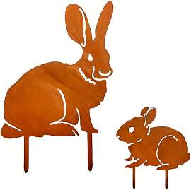 Osterdeko für Draußen ,Gartendeko Osterhase,