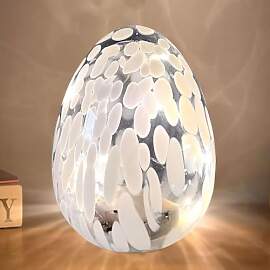 Osterdeko Ostereier mit LED Licht, Frühlingsdeko