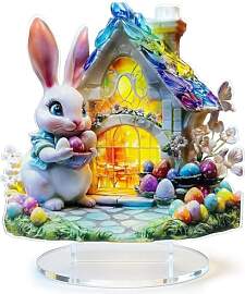 Osterdeko Tisch Hase, 2D Acryl Ostern Deko
