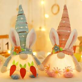 Osterdeko Wichtel, 2 Stück Ostern Deko Wichtel