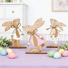 Osterdekoration, Osterhasen Deko, Osterdeko aus