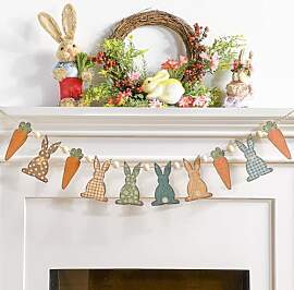 Osterhasen Girlande, Frohe Ostern Banner, Happy