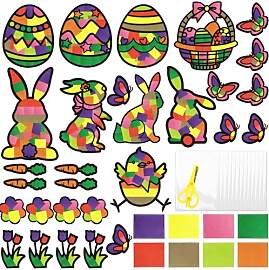 Ostern Basteln,28 Stück Bastelset