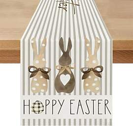 Ostern Hasen Tischläufer Frühling Modern 40x100