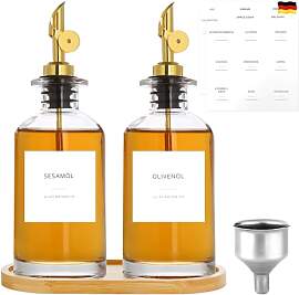 Otauoaea Essig und Ölflaschen Set - 2 Stück