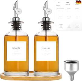 Otauoaea Essig und Ölflaschen Set - 2 Stück