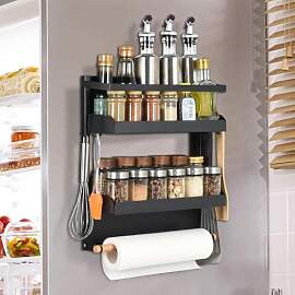 OTraki Gewürzregal Magnetisch für Kühlschrank,