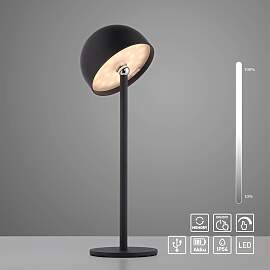 OTTO HOME Tischleuchte "Akku Tischlampe