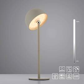 OTTO HOME Tischleuchte "Akku Tischlampe