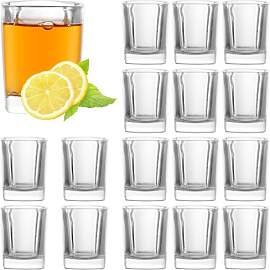 Oungy 24 Stück Schnapsgläser aus Glas,