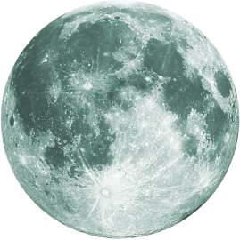 OUNONA Leuchtendes Mond Wandtattoo Abnehmbar