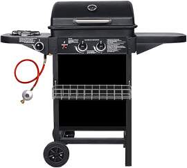 Outdoor Garten Freistehenden Gasgrill 2+1 brenner