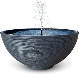 Outdoor Solar-Brunnen-Set - Große 45 cm Schale