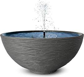 Outdoor Solar-Brunnen-Set - Große 45 cm Schale