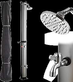 Outdoor Solardusche mit Wasserspeicher35 Liter