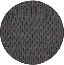 Outdoor-Teppich Daya rund aus Kunststoff, modern,