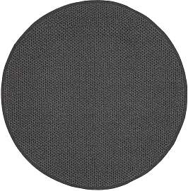 Outdoor-Teppich Daya Rund aus Kunststoff, modern,
