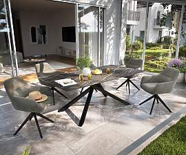 Outdoortisch Edge 200x100 cm Keramik Laminam®