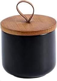 outer treasure Modernes Keramikglas mit Deckel,