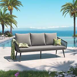 OUTLIV. Alex Gartenloungesofa Aluminium/Rope/Olefin