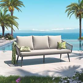OUTLIV. Alex Gartenloungesofa Aluminium/Rope/Olefin