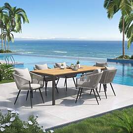 OUTLIV. Alex Gartenmöbel-Set L (6 Plätze) Tisch