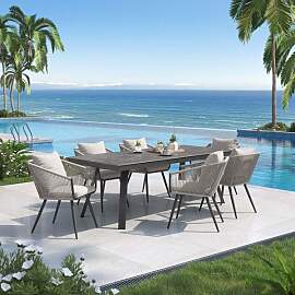 OUTLIV. Alex Gartenmöbel-Set L (6 Plätze) Tisch
