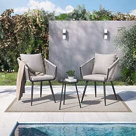 OUTLIV. Alex Gartenmöbel-Set S (2 Plätze) Tisch