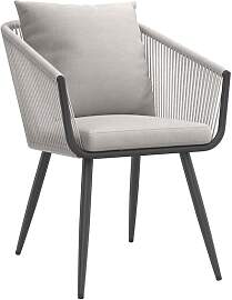 OUTLIV. Alex Gartensessel Aluminium mit Sitz- und
